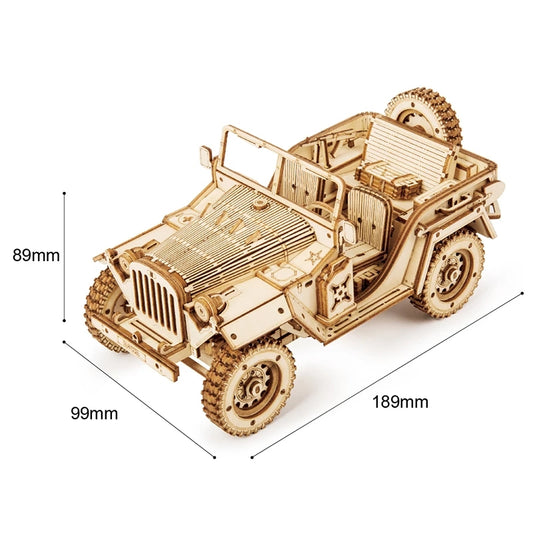 3D Wooden Puzzle Model Kit – DIY Assembly Toy (MC701)