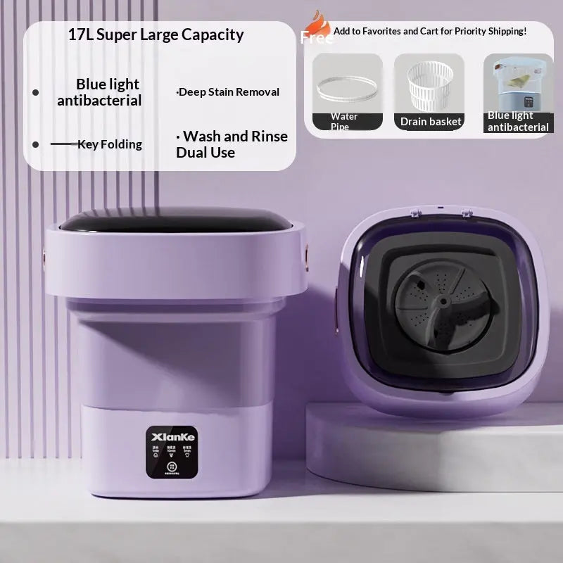 Mini Foldable Washing Machine