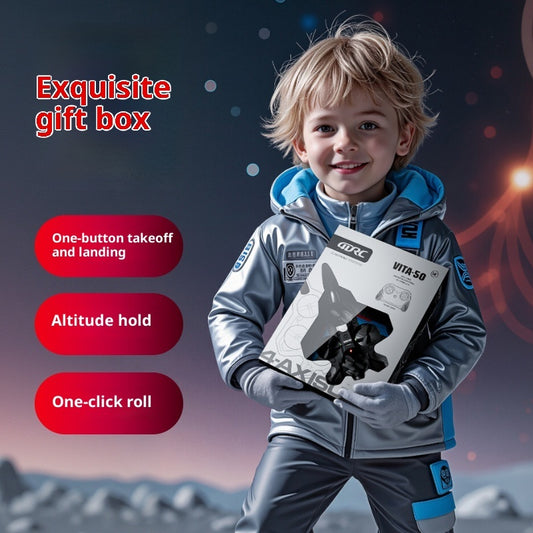 4DRC Remote Control Aircraft V50 Children's Fighter Model Airplane Boy Toy