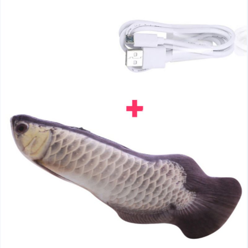 Electric Flopping Fish Cat Toy – USB Rechargeable Interactive Pet Toy