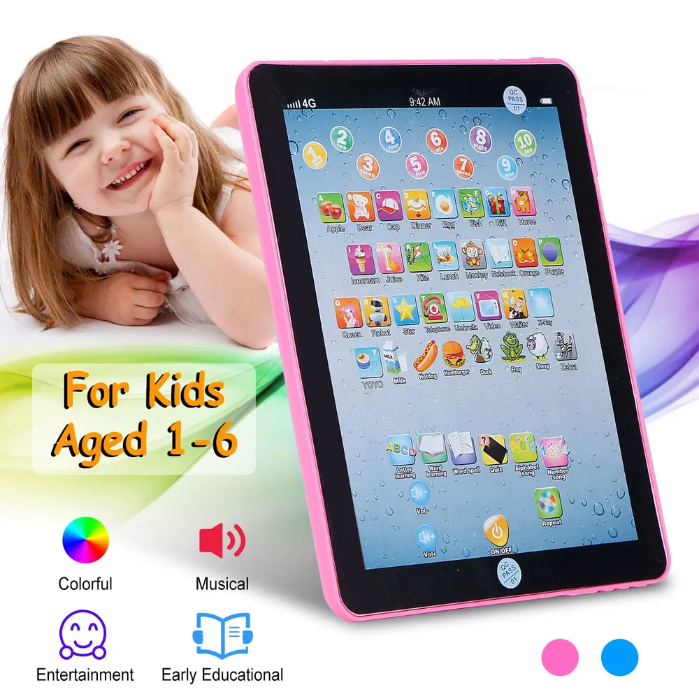 Educational Toddler Learning Tablet – Interactive ABC & Numbers Toy for Kids