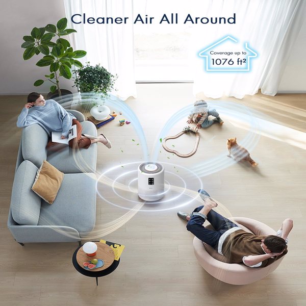Large Room Household Air Purifier – High Efficiency Air Cleaning System - Homtoy