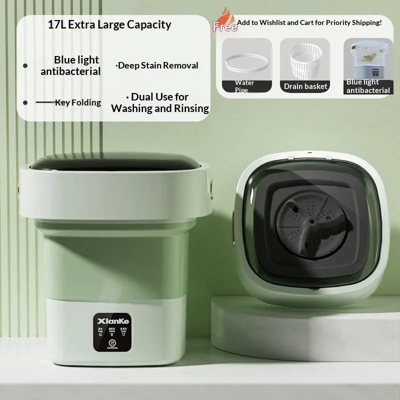 Mini Foldable Washing Machine
