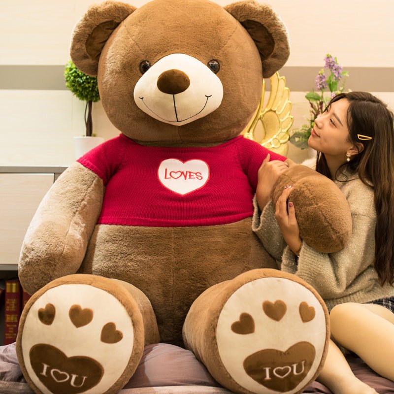 Punch Oversized Teddy Bear Action Stuffed Toy Big Bear Doll - Homtoy