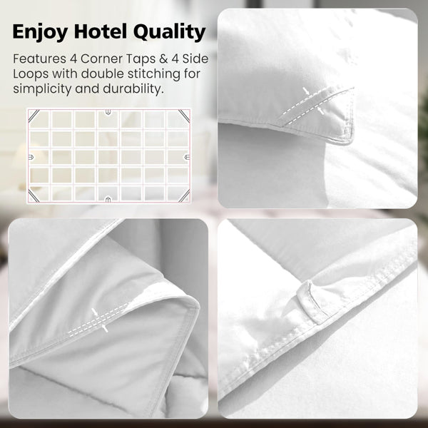 Pink Oversized Plush Duvet Insert – Soft All-Season Comforter for Bedroom